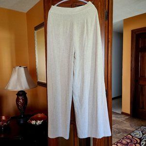 Sugarlips High Waist Wide Leg Linen-blend Trousers - Women's Size L  NWOT